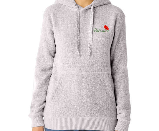 Palestine Poppy Knit Hoodie
