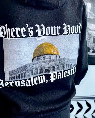 Free Palestine Sakhra (Dome) l Zip Up