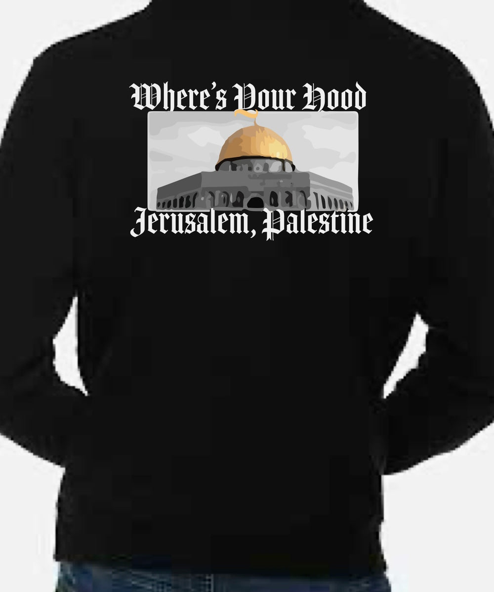 Free Palestine Sakhra (Dome) Hoodie