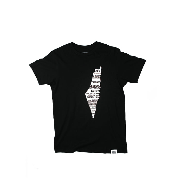 Palestine Map T-shirt