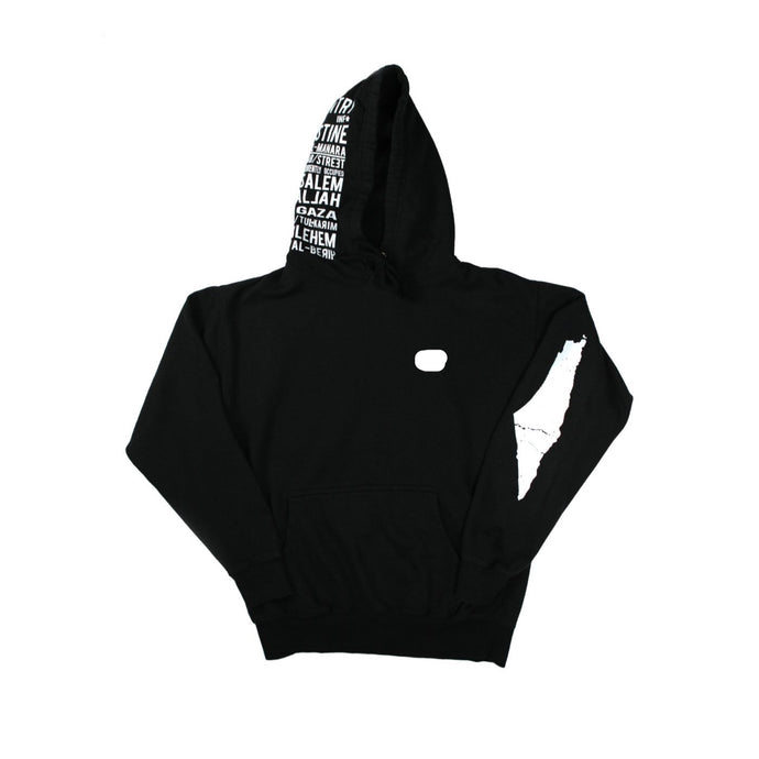 Palestine cities hoodie sweater